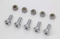 HARLEY Chrome Front Brake Disc Bolt Kit Fits 1984-UP FXST,   1991-2017 FXDWG,   1984-UP XL,   1986-U