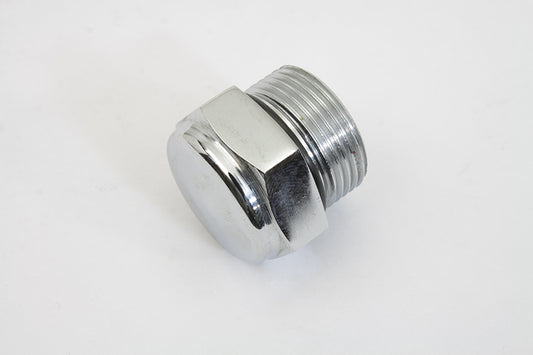 HARLEY Transmission Plug Cap Chrome Fits 1936-1940 EL,   1937-1948 UL,   1941-1984 FL,   1971-1984 F
