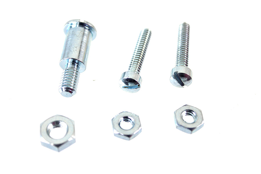 HARLEY Zinc Lever Pivot Screw Set fits 1941-1964 FL,