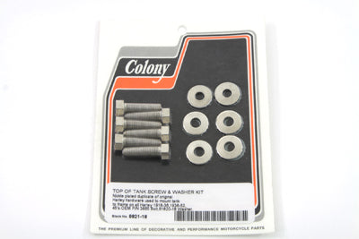 HARLEY Top of Gas Tank Screw Nickel Fits 1918-1925 F,   1926-1929 J,   1930-1935 VL,