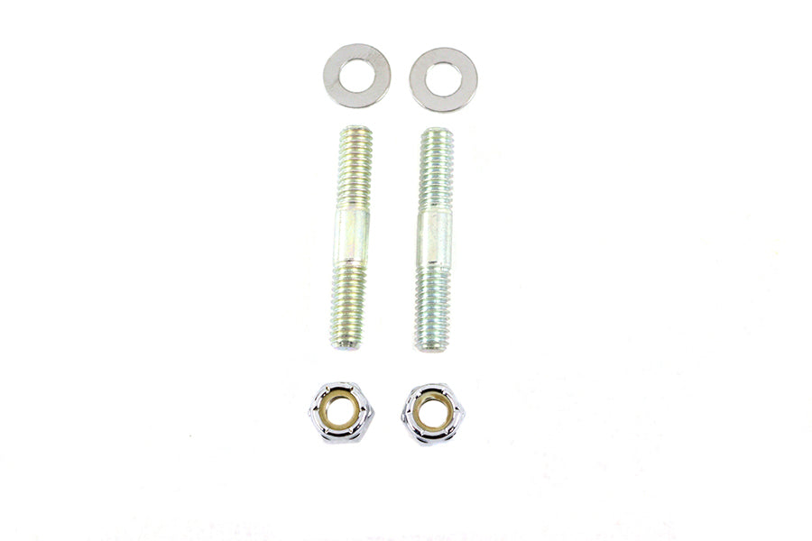 HARLEY Fork Slider Bottom Cap Stud and Nut Chrome Fits 1973-1984 FL,   1973-1984 FX,   1979-UP FLT,