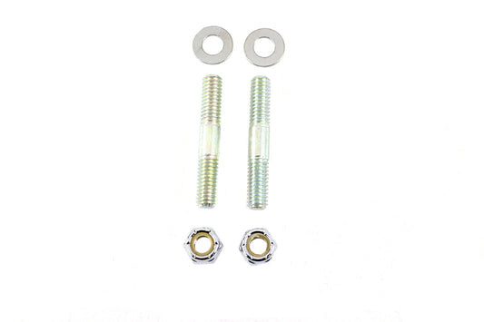 HARLEY Fork Slider Bottom Cap Stud and Nut Chrome Fits 1973-1984 FL,   1973-1984 FX,   1979-UP FLT,