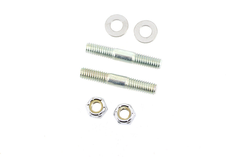 HARLEY Fork Slider Bottom Cap Stud and Nut Chrome Fits 1973-1984 FL,   1973-1984 FX,   1979-UP FLT,