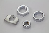 HARLEY Chrome Rear Axle Nut and Lock Kit Fits 1930-1952 WL,