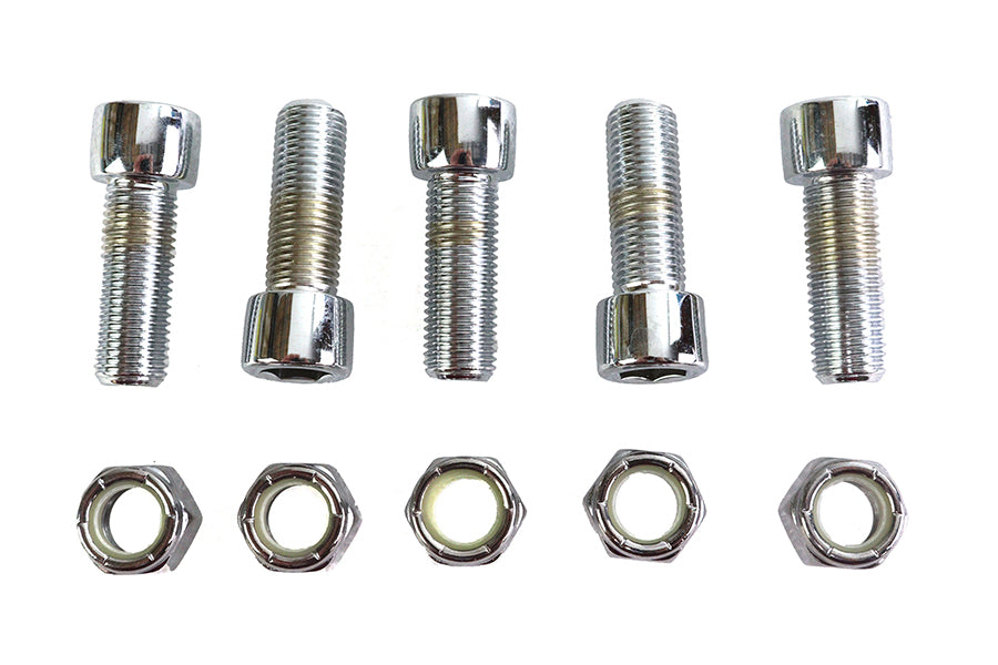 HARLEY Sprocket Bolt and Nut 7/16 inch-20 X 1-1/4 inch Allen Style Fits 1973-1984 FL, cast or wire w