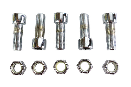 HARLEY Sprocket Bolt and Nut 7/16 inch-20 X 1-1/4 inch Allen Style Fits 1973-1984 FL, cast or wire w