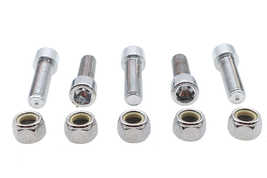 HARLEY Pulley Bolt and Nut 7/16 inch-20 X 1-1/2 inch Allen Style Fits 1985-1992 FXST, spoke wheel 19