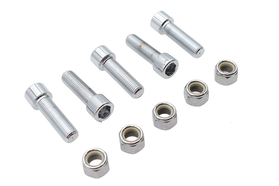 HARLEY Pulley Bolt and Nut 7/16 inch-20 X 1-1/2 inch Allen Style Fits 1985-1992 FXST, spoke wheel 19