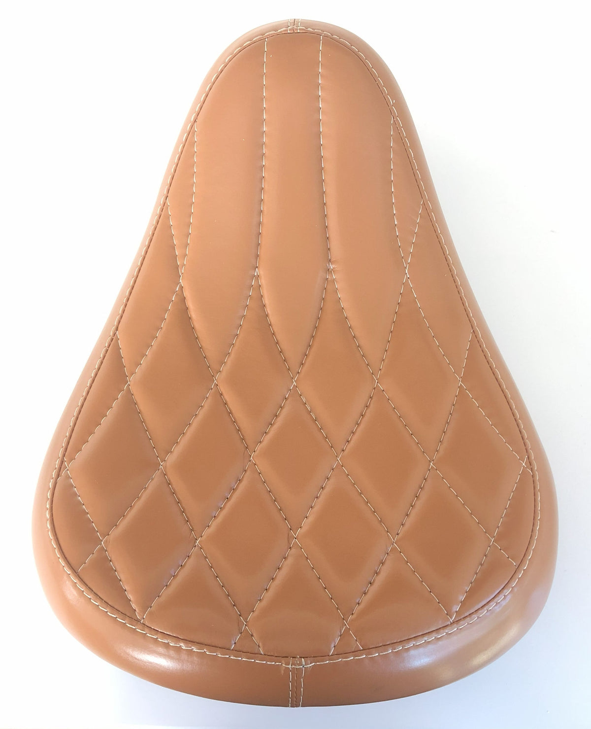 Harley Davidson Sportster Genuine Tan Leather Seat with Kit Springs XL883 XL1200