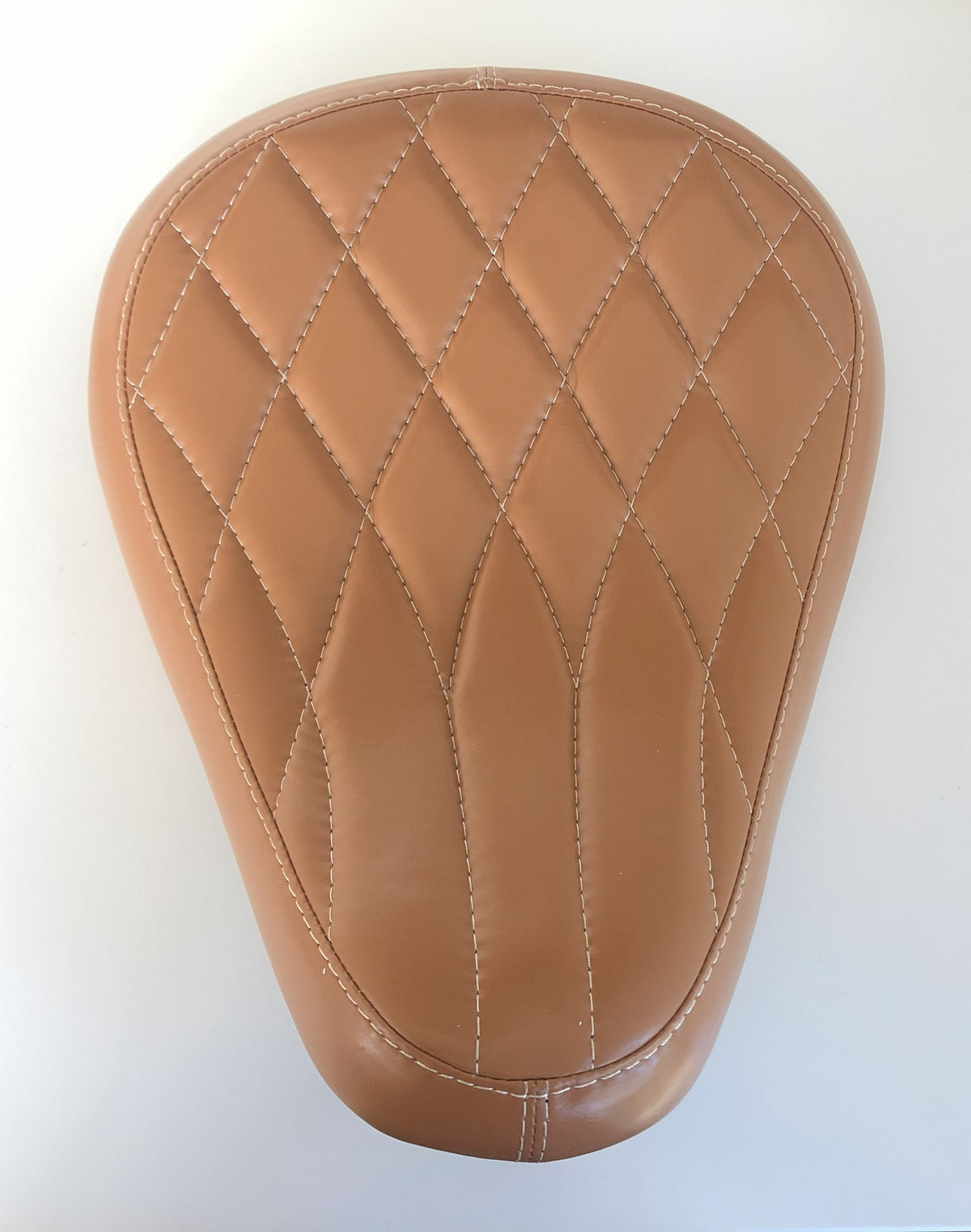 Harley Davidson Sportster Genuine Tan Leather Seat with Kit Springs XL883 XL1200
