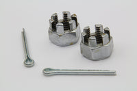 HARLEY Front Axle Nut Kit Chrome Fits 1929-1936 WL,