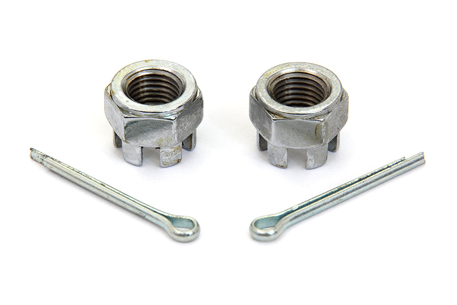HARLEY Front Axle Nut Kit Chrome Fits 1929-1936 WL,