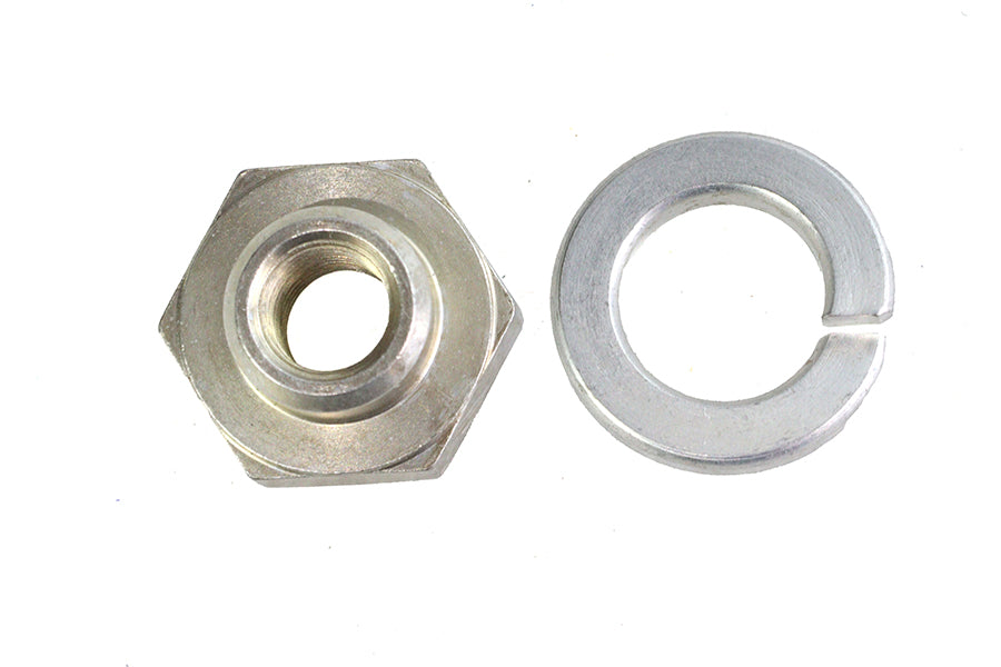 HARLEY Seat Post Rod Lock Nut and Lock Washer Fits 1936-1940 EL,   1941-1981 FL,   1937-1948 UL,   1