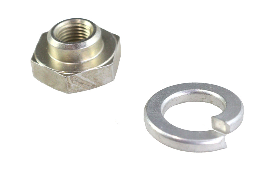HARLEY Seat Post Rod Lock Nut and Lock Washer Fits 1936-1940 EL,   1941-1981 FL,   1937-1948 UL,   1