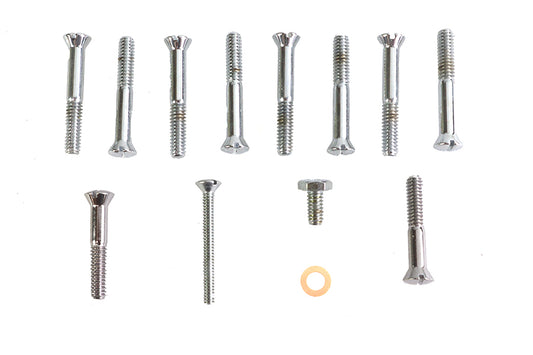 HARLEY Primary Cover Screw Kit Chrome Fits 1967-1970 XLH,