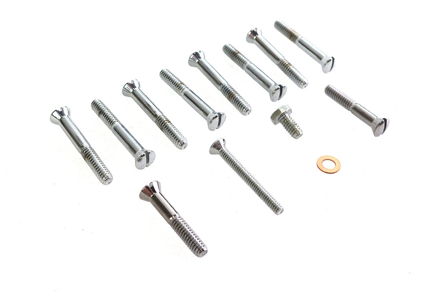 HARLEY Primary Cover Screw Kit Chrome Fits 1967-1970 XLH,