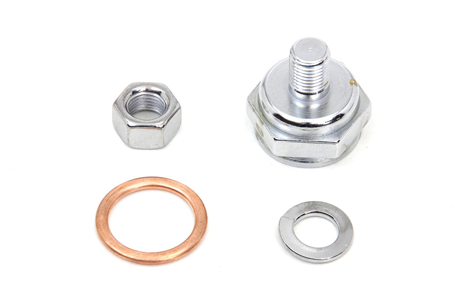 HARLEY Linkert Carburetor Bowl Chrome Lock Nut Fits 1941-1965 FL,