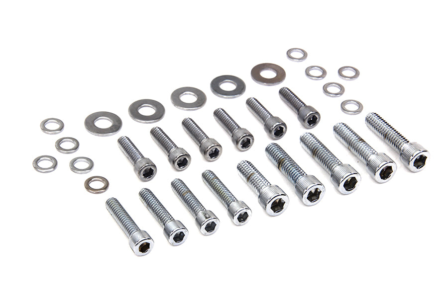 HARLEY Transmission Side Cover Screw Kit Allen Fits 1980-1986 FLT, 5-speed 1980-1986 FXR, 5-speed 19