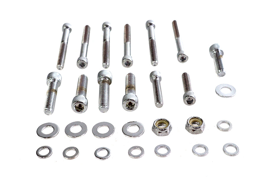 HARLEY Transmission Side Cover Screw Kit Allen Fits 1987-2006 FXST,   1987-2006 FLST,   1991-2005 FX