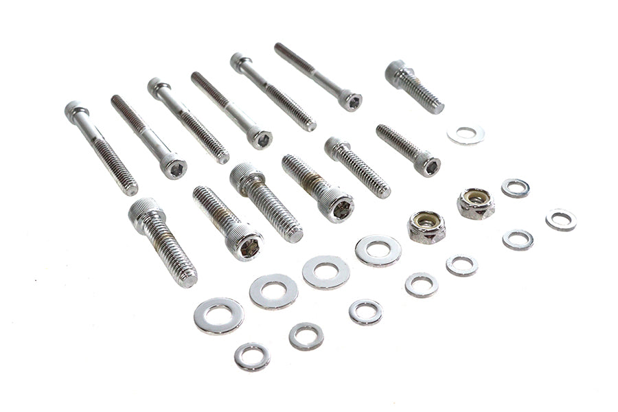 HARLEY Transmission Side Cover Screw Kit Allen Fits 1987-2006 FXST,   1987-2006 FLST,   1991-2005 FX