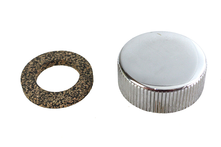 HARLEY Fuel Filter Strainer Cap Chrome Fits 1933-1934 VL,   1932-1952 WL,   1937-1948 UL,   1936-194