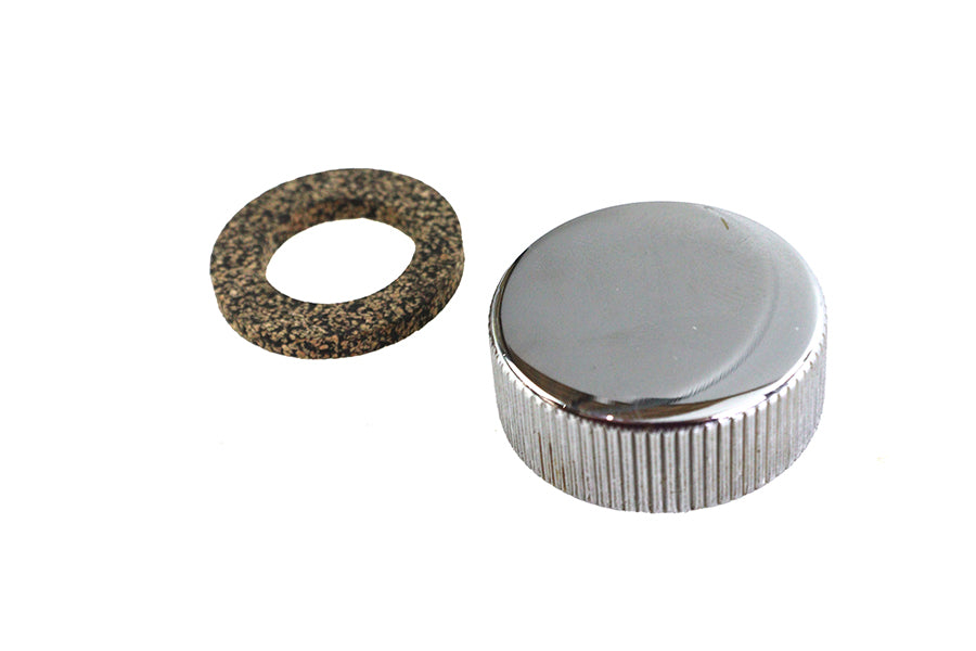 HARLEY Fuel Filter Strainer Cap Chrome Fits 1933-1934 VL,   1932-1952 WL,   1937-1948 UL,   1936-194