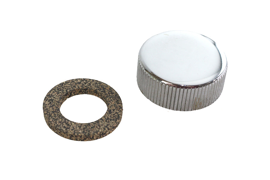 HARLEY Fuel Filter Strainer Cap Chrome Fits 1933-1934 VL,   1932-1952 WL,   1937-1948 UL,   1936-194
