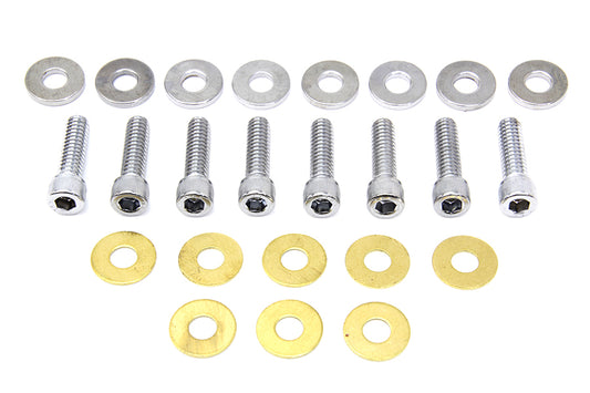HARLEY Rocker Box Cover Allen Screw Chrome Fits 1984-1998 FXST,   1986-1998 FLST,   1984-1998 FLT,