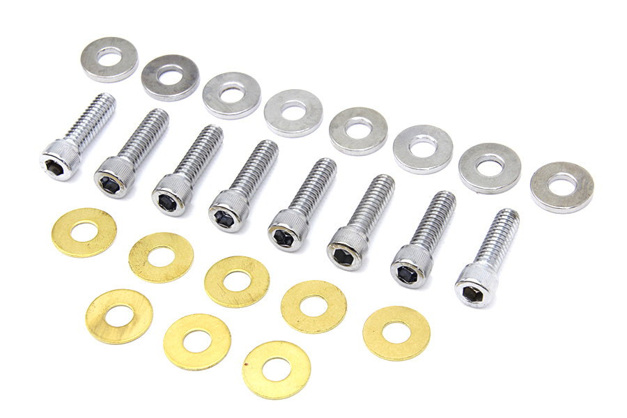 HARLEY Rocker Box Cover Allen Screw Chrome Fits 1984-1998 FXST,   1986-1998 FLST,   1984-1998 FLT,