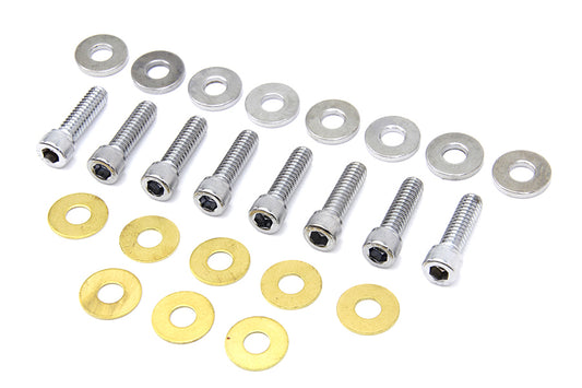 HARLEY Rocker Box Cover Allen Screw Chrome Fits 1984-1998 FXST,   1986-1998 FLST,   1984-1998 FLT,