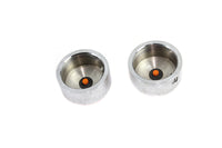 HARLEY Swingarm Pivot Bolt Cover with Amber Reflectors Fits 1986-1999 FXST,   1986-1999 FLST,