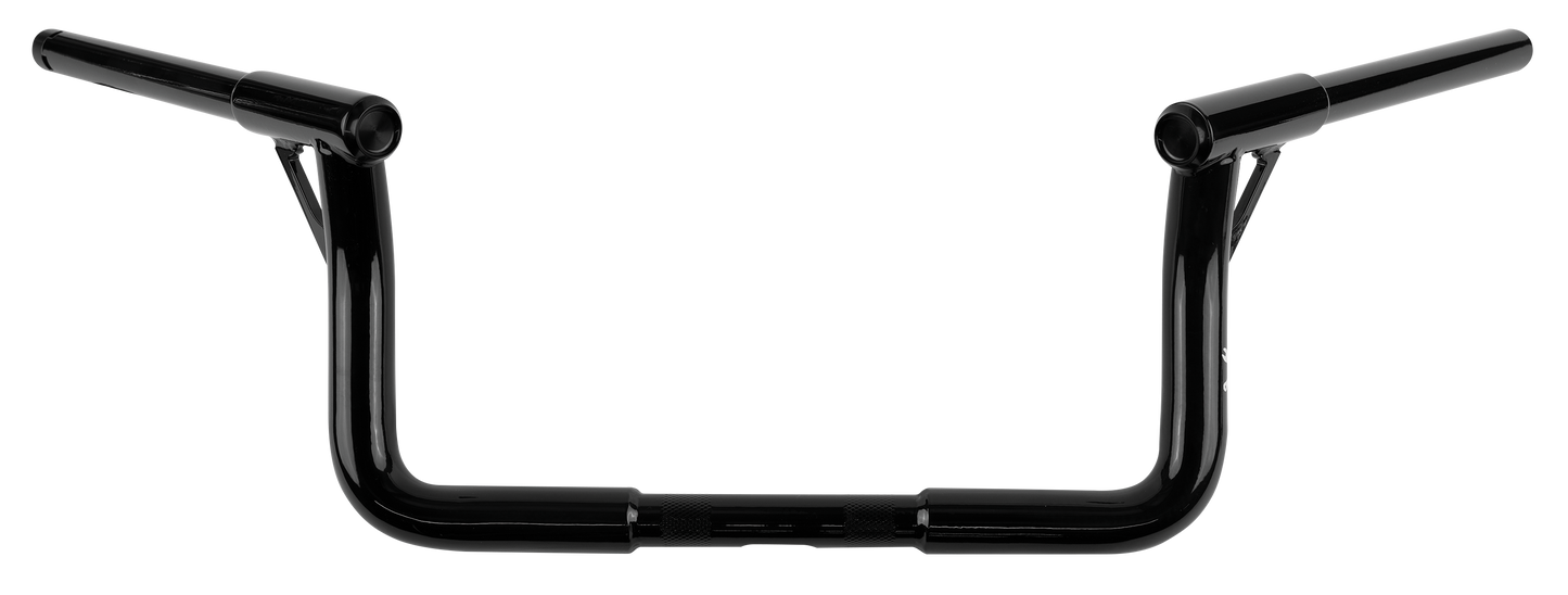 HARLEY BURLY BRAND LOUIE-BAGGER 8"BAR 1.25" TBW BLACK  B12-7007B