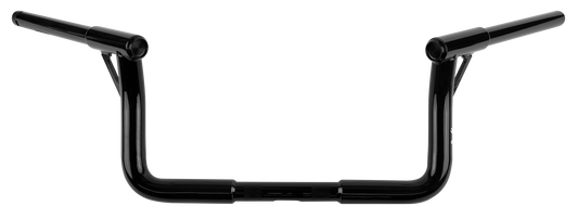 HARLEY BURLY BRAND LOUIE-BAGGER 8"BAR 1.25" TBW BLACK  B12-7007B