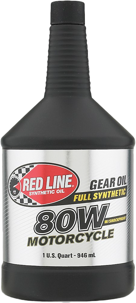 HARLEY RED LINE GEAR OIL W/SHOCKPROOF 80W 1QT  42704