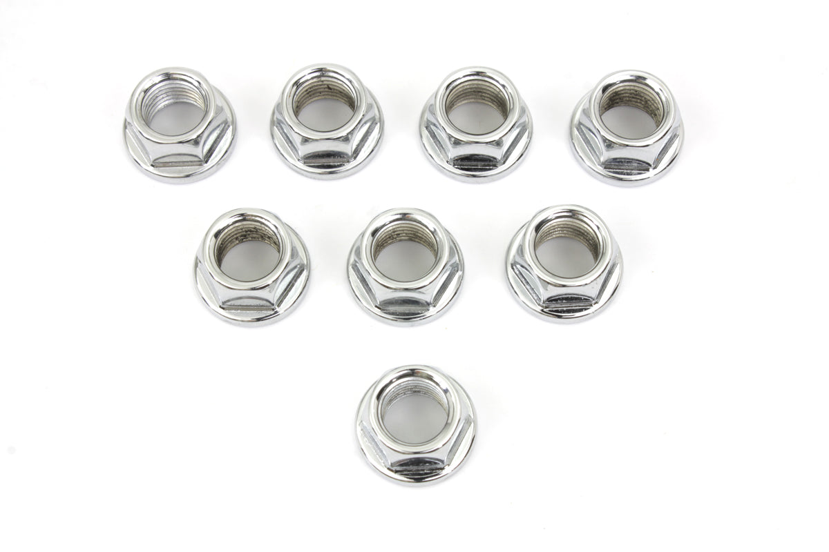 HARLEY Cylinder Base Nut Chrome Fits 1978-1984 FL,   1978-1984 FX,   1979-1983 FLT,   1982-1983 FXR,