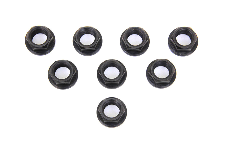 HARLEY Cylinder Base Nut Black Fits 1978-1984 FL,   1978-1984 FX,   1979-1983 FLT,   1982-1983 FXR,