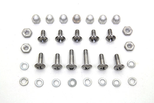 HARLEY Windshield Mounting Screw Set Cadmium fits 1949-UP FL,  1949-UP FX,