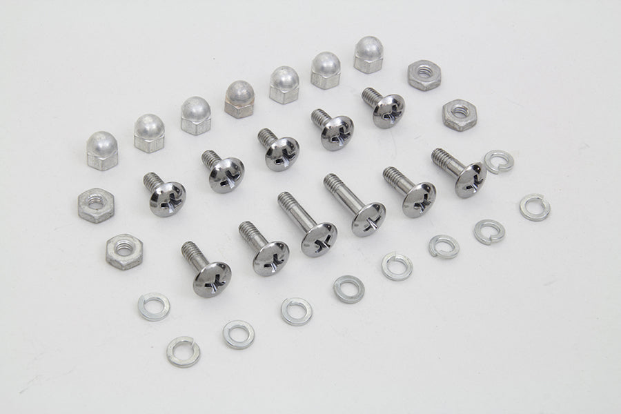HARLEY Windshield Mounting Screw Set Cadmium Fits 1949-UP FL,   1949-UP FX,