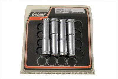 HARLEY Lower Pushrod Cover Set Chrome Fits 1984-1998 FXST,   1984-1998 FLT,   1984-1994 FXR,   1986-