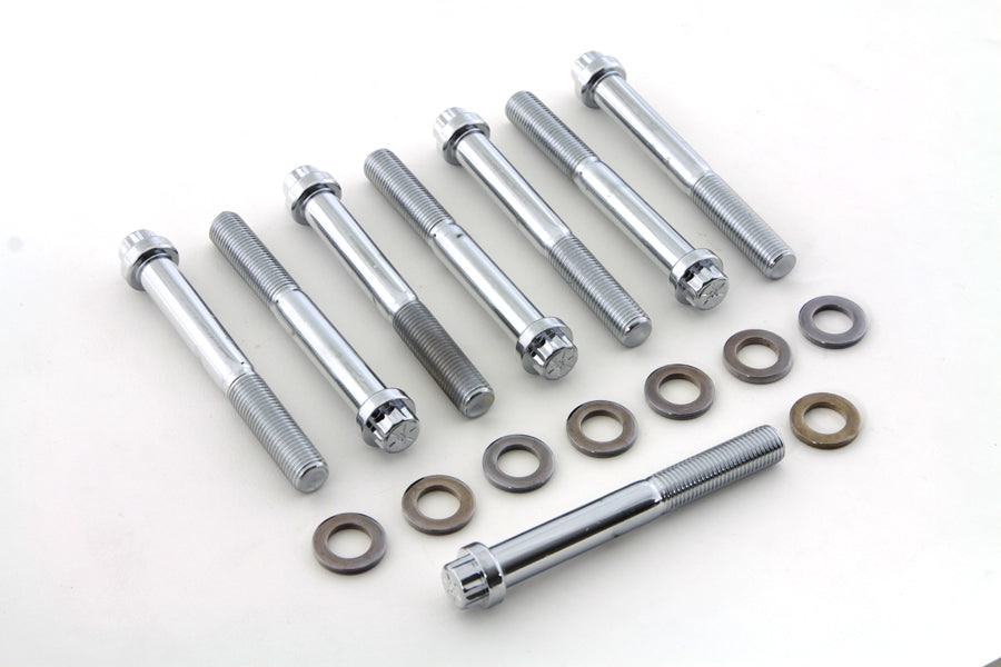 HARLEY Headbolt Kit Chrome Fits 1973-1985 XL,