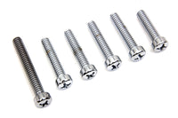 HARLEY Cam Cover Screw Kit Chrome Fits 1970-1984 FL,   1971-1984 FX,   1979-1992 FLT,   1979-1992 FL