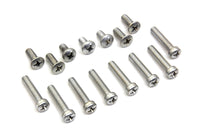 HARLEY Primary Cover Screw Kit Cadmium Fits 1970-1980 FL, 4-speed 1971-1984 FX,