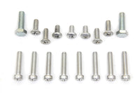 HARLEY Primary Cover Screw Kit Cadmium Fits 1970-1980 FL, 4-speed 1971-1984 FX,