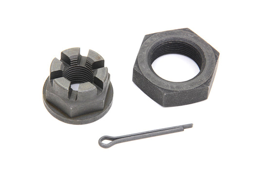 HARLEY Front Axle Nut Kit Parkerized Fits 1936-1940 EL,   1941-1948 FL,