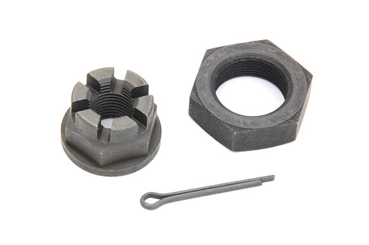 HARLEY Front Axle Nut Kit Parkerized Fits 1936-1940 EL,   1941-1948 FL,