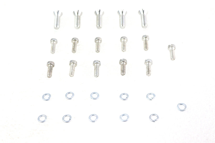 HARLEY Transmission Top and Side Cover Screw Kit Cadmium Fits 1941-1952 WL,   1941-1973 G,