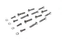 HARLEY Cam Cover Screw Kit Chrome Fits 1932-1952 WL,   1932-1973 G,   1937-1948 U,