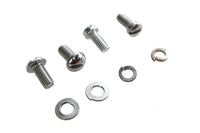 HARLEY Circuit Breaker Screw Kit Chrome Fits 1936-1948 WL,   1936-1948 G,   1936-1948 UL,