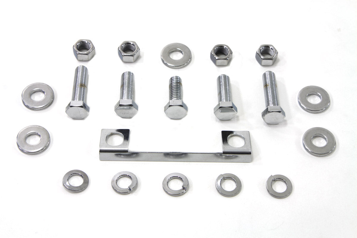 HARLEY Transmission Mount Kit Chrome Fits 1965-1976 FL,   1971-1976 FX,