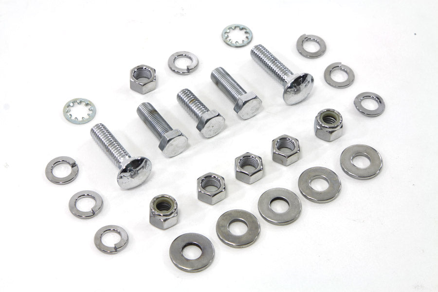 HARLEY Transmission Mount Kit Chrome Fits 1977-1984 FL,   1980-1985 FX,   1984-1985 FXST,